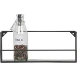 Woood Zeta police kovová 40 x 16 cm…