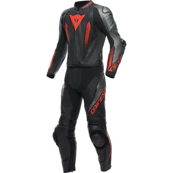 Moto kombinéza Dainese Dainese LAGUNA SECA 5 2PCS kombinéza černá/fluo-červená vel.50 50