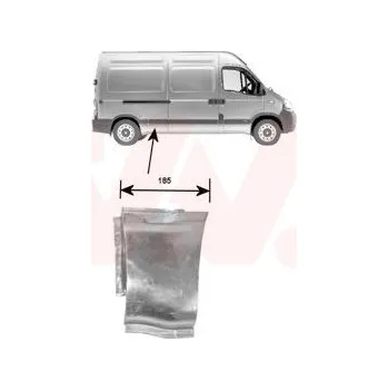 Příslušenství karosérie Boční stěna VAN WEZEL 4387146