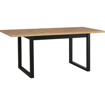 Jídelní stůl Stůl rozkládací jídelní IKON 3L, 92 x 160/240 cm, kovové nohy