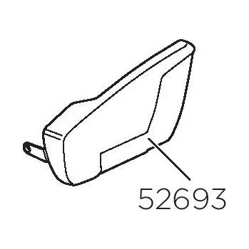 Kryt lampy levý Thule 52693