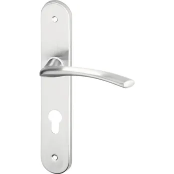 Dveřní kování ACT SERVIS ACT - Slza Provedení: PZ (vložkový zámek), Povrch: ONS - nikl matný, Rozteč: 72 mm