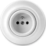 ABB Decento zásuvka bílá-porcelán 6619K-C06347 (ABB 6619K-C06347)