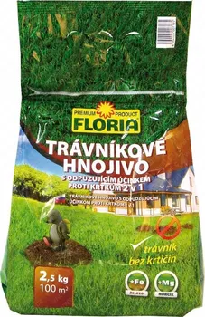 Hnojivo Floria Trávníkové hnojivo s odpuzujícím účinkem proti krtkům