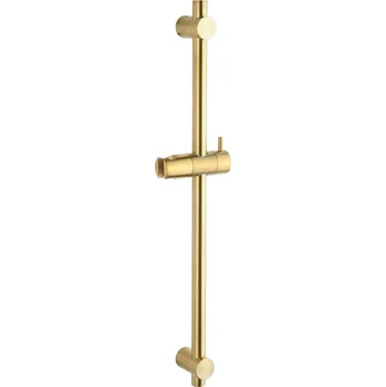 Tyč na sprchový závěs Sprchová tyč SAT DARK na stěnu broušené zlato SATBSSTDABZ