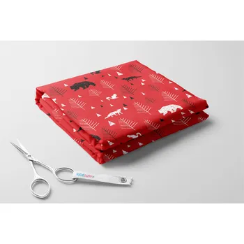 Microfibra, Lesní zvěř Barva: Červená