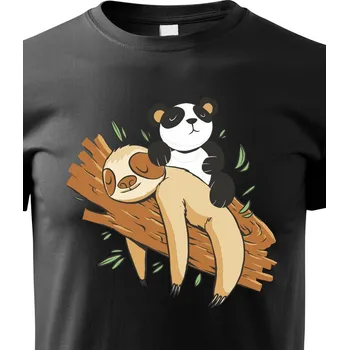 Chlapecké tričko Dětské tričko Lenochod, Barva Černá, Velikost 158 cm/12 roků, Canvas Dětské tričko Bezvatriko.cz 1765