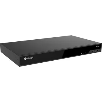 DVR/NVR/HVR záznamové zařízení Milesight 4K PoE NVR rekordér pro 8 IP kamer, 8xPoE - rack 1U