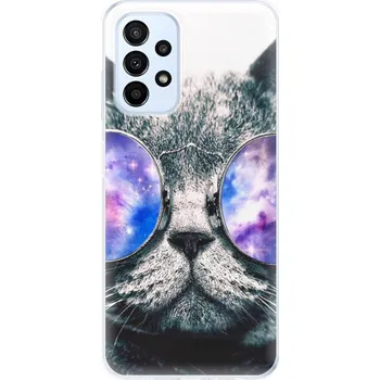 Odolné silikonové pouzdro iSaprio - Galaxy Cat - Samsung Galaxy A23 / A23 5G