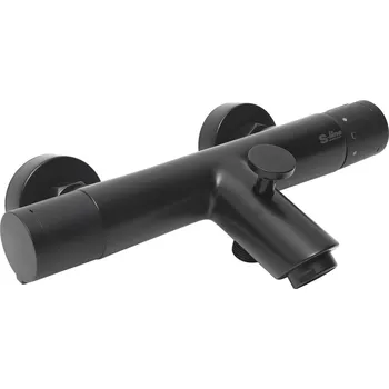 Vodovodní baterie Vanová termostatická baterie 150 mm S-Line Pro černá - SIKOBSLPRO222TC