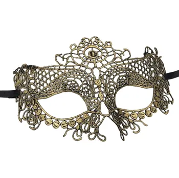 Karnevalová maska Amparo Miranda® Škraboška SM008T4 zlatá