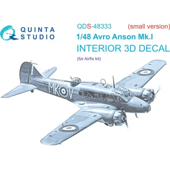 Plastikový model Quinta studio 1/48 Avro Anson Mk.I 3D-Printed&col.Int. SMALL