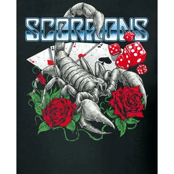 nášivka na záda, zádovka Scorpions - Scorpion And Roses