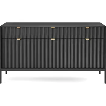 Komoda PSK Komoda NEMO KSZ154, Černá 154 cm Dekor nohou: Černé