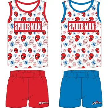 Chlapecké pyžamo Spider Man - licence Chlapecké pyžamo - Spider-Man 5204868, bílá / modrá Barva: Modrá, Velikost: 104