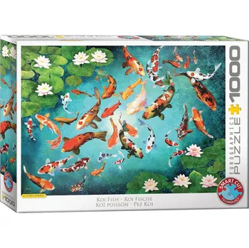 Puzzle EUROGRAPHICS Puzzle Koi kapři 1000 dílků
