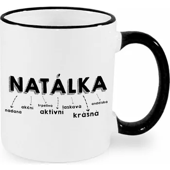 Hrnek - Natálka Barva: Černá