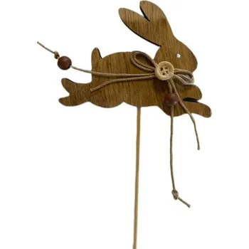 Velikonoční dekorace Dekorace zápich Zajíc dřevěný