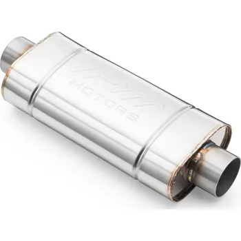Výfuková trubka RM Motors Sportovní výfuk ES001, univerzální eliptický tlumič výfuku