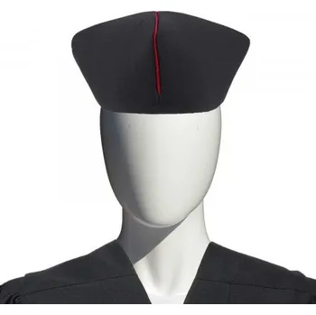 Čepice Akademická promoční čepice, Barva lemování 400 - červená