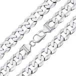 Stříbrný pánský masivní řetěz CURB Pancr