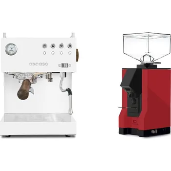 Kávovar Ascaso Steel DUO PID, White&Wood + Eureka Mignon Silenzio, BL…