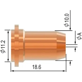 Příslušenství ke svářečce PARKER TORCHOLOGY Dýza SCP 60, PT-60, HS-60 - 1,1 mm (60 A) - řezání s odstupem 5062