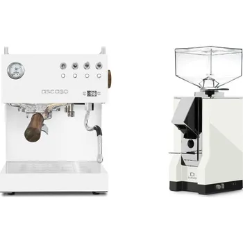 Kávovar Ascaso Steel DUO PID, White&Wood + Eureka Mignon Silenzio, CR…