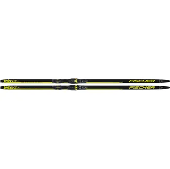 Běžky Běžky Fischer Twin Skin RC Stiff+Control Step, 93-117Kg Velikost: 202 L black/yellow+V black/yellow 22/23