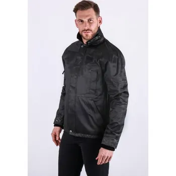 Moto bunda Motocyklová bunda Knox Leonard Wax, černá - M