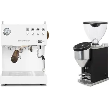 Kávovar Ascaso Steel DUO PID, White&Wood + Rocket Espresso FAUSTINO 3.1…