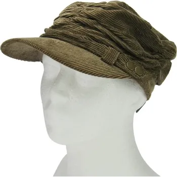 Kšiltovka Kšiltovka manšestrová hnědá (Čepice s kšiltem)