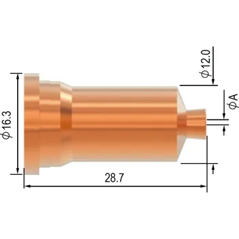 Příslušenství ke svářečce PARKER TORCHOLOGY Drážkovací dýza PARKER SCP 120 - 2,2 mm (120 A) 5032