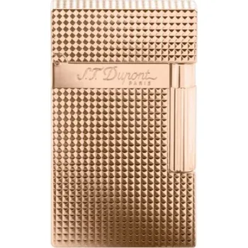 Zapalovač S.T. DUPONT - Line 2 Pink Gold Diamond Head 1,5 mm - Zapalovač na doutníky