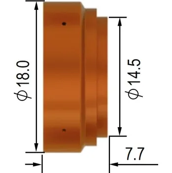 Příslušenství ke svářečce PARKER TORCHOLOGY Difuzor PARKER SCP 120 (30-70 A) 5013