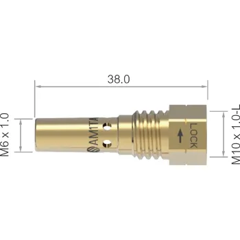 Příslušenství ke svářečce ARC TORCHOLOGY Mezikus ARC M1 - M6/M10 LH/38 AM1TA