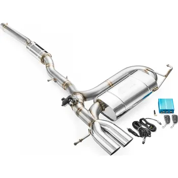 Výfuková trubka RM Motors Catback - střední a koncový tlumič výfuku Seat Leon Cupra R Mk1 1.8T