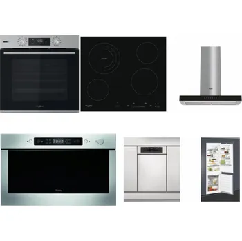 Set domácích spotřebičů WHIRLPOOL OMSK58HU1SX + WHIRLPOOL AKT 8900 BA + WHIRLPOOL WHBS 62F LT K + WHIRLPOOL AMW 439 IX + WHIRLPOOL WSBO 3O34 PF X + WHIRLPOOL ART 65031