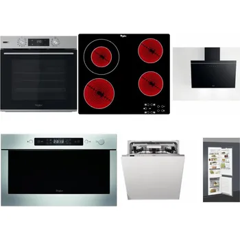 Set domácích spotřebičů WHIRLPOOL OMSK58HU1SX + WHIRLPOOL AKT 8130/NE + WHIRLPOOL AKR 62F LT K + WHIRLPOOL AMW 439 IX + WHIRLPOOL WIO 3O540 PELG + WHIRLPOOL ART 66112