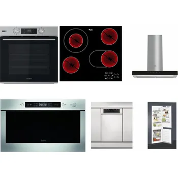 Set domácích spotřebičů WHIRLPOOL OMSK58HU1SX + WHIRLPOOL AKT 8190/BA + WHIRLPOOL WHBS 62F LT K + WHIRLPOOL AMW 439 IX + WHIRLPOOL WSBO 3O34 PF X + WHIRLPOOL ART 65031
