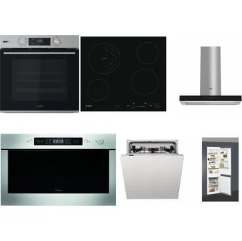 Set domácích spotřebičů WHIRLPOOL OMSK58HU1SX + WHIRLPOOL AKT 8900 BA + WHIRLPOOL WHBS 62F LT K + WHIRLPOOL AMW 439 IX + WHIRLPOOL WIC 3C33 PFE + WHIRLPOOL ART 66112