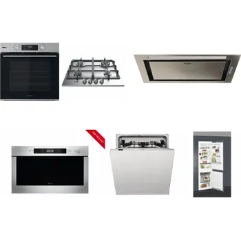 Set domácích spotřebičů WHIRLPOOL OMSK58HU1SX + WHIRLPOOL TKRL 661 IX EU + WHIRLPOOL WCT3 64 FLB X + WHIRLPOOL AMW 423/IX + WHIRLPOOL WIC 3C33 PFE + WHIRLPOOL ART 66112