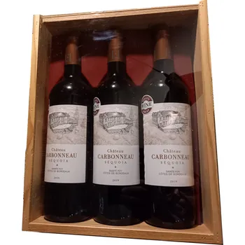 Víno Sequoia rouge - Dárkové balení 3ks Chateau Carbonneau