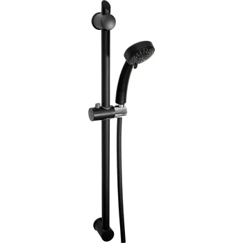 Sprchový set NOVASERVIS KIT602,5 Sprchová souprava s nastavitelnou roztečí otvorů, černá (KIT602,5)