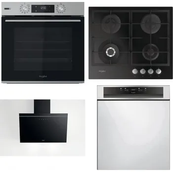 Set domácích spotřebičů WHIRLPOOL OMSK58HU1SX + WHIRLPOOL GOFL 629/NB + WHIRLPOOL AKR 62F LT K + WHIRLPOOL WBC 3C34 PF X
