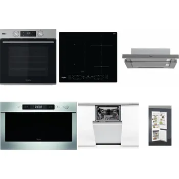 Set domácích spotřebičů WHIRLPOOL OMSK58HU1SX + WHIRLPOOL WL B8160 NE + WHIRLPOOL AKR 749/1 IX + WHIRLPOOL AMW 439 IX + WHIRLPOOL WSIO 3O34 PFE X + WHIRLPOOL ART 66112