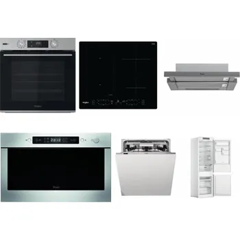 Set domácích spotřebičů WHIRLPOOL OMSK58HU1SX + WHIRLPOOL WL B8160 NE + WHIRLPOOL AKR 749/1 IX + WHIRLPOOL AMW 439 IX + WHIRLPOOL WIO 3O540 PELG + WHIRLPOOL WHC18 T311
