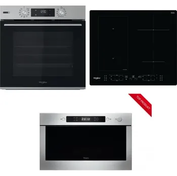 Set domácích spotřebičů WHIRLPOOL OMSK58HU1SX + WHIRLPOOL WL B8160 NE + WHIRLPOOL AMW 423/IX