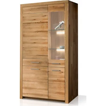 Vinotéka Velká vitrína z masivu dub Camilla pravá