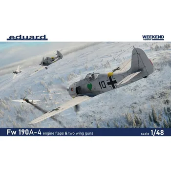 Plastikový model 1:48 Focke-Wulf Fw 190 A-4 w/ Engine Flaps & 2-Gun Wings (WEEKEND edition)